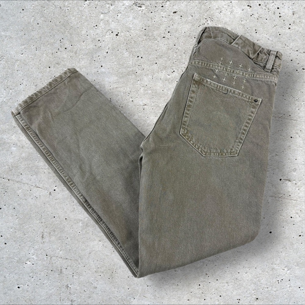 Ksubi 031 Khaki Brown Chitch Tapered Fit Denim‎ Jeans Men's 31x29 Pants